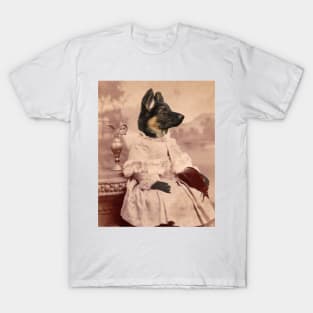 German Shepherd Puppy Girl T-Shirt